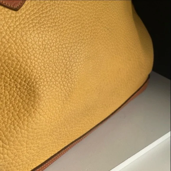 Dooney and Bourke Palomino Leather Norfolk Travel Luggage Bag Carry On - Picture 12 of 16